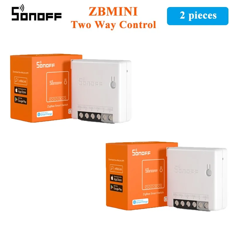 SONOFF ZBMINI Zigbee 3.0 Mini Smart Switch DIY Two Way Module eWelink APP Control ZBBridge Required Work with Aelxa Google Home 