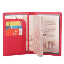 Zongshu Держатель для паспорта из искусственной кожи многофункциональный чехол для паспорта многофункциональный зажим для путешествий(на заказ