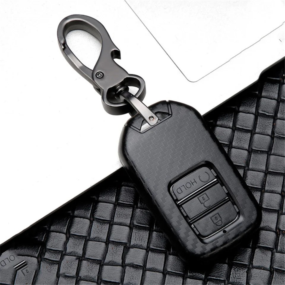 Cover per chiave/telecomando per honda civic 4d 2019 crv fit2015 odyssey forza 300 125 ccord 2003 2018 2007 jazz hrv cover holder shell auto - H2812e791ec0942ffbcbeee6aa2780e13C