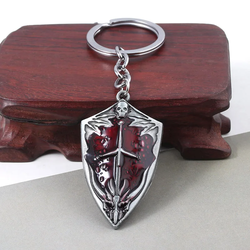 Dark Souls Defense брелок со щитом Орел черный железный Greatshield меч металлический брелок для мужчин автомобиля женщин сумка ювелирные аксессуары