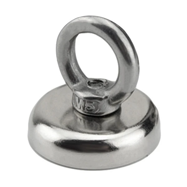 

42/32/36Mm Three Set Of Different Suction Magnetic Pots Ring Fishing Gear Strong Neodymium Permanent Deep Sea Salvage Magnet