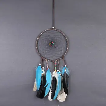 

Indian Style Color Feather Dream Catcher Hanging Home Decoration Simple Feather Handmade Jewelry Creative Handmade Gift