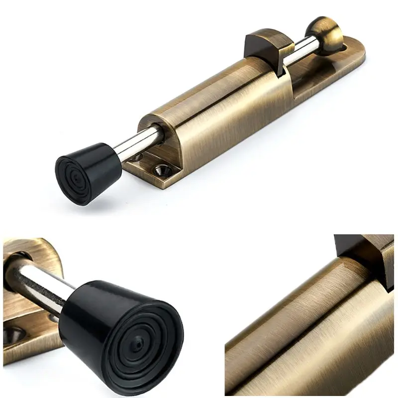 

Foot Operated Lever Door Stops Holder Adjustable Kickdown Buffer Fittings Hardware Tools Household M0XD