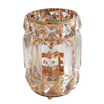 

1pc European Style Decorative Practical Novel Creative Brush Container Crystal Pencil Holder Family Friends Co-Worker