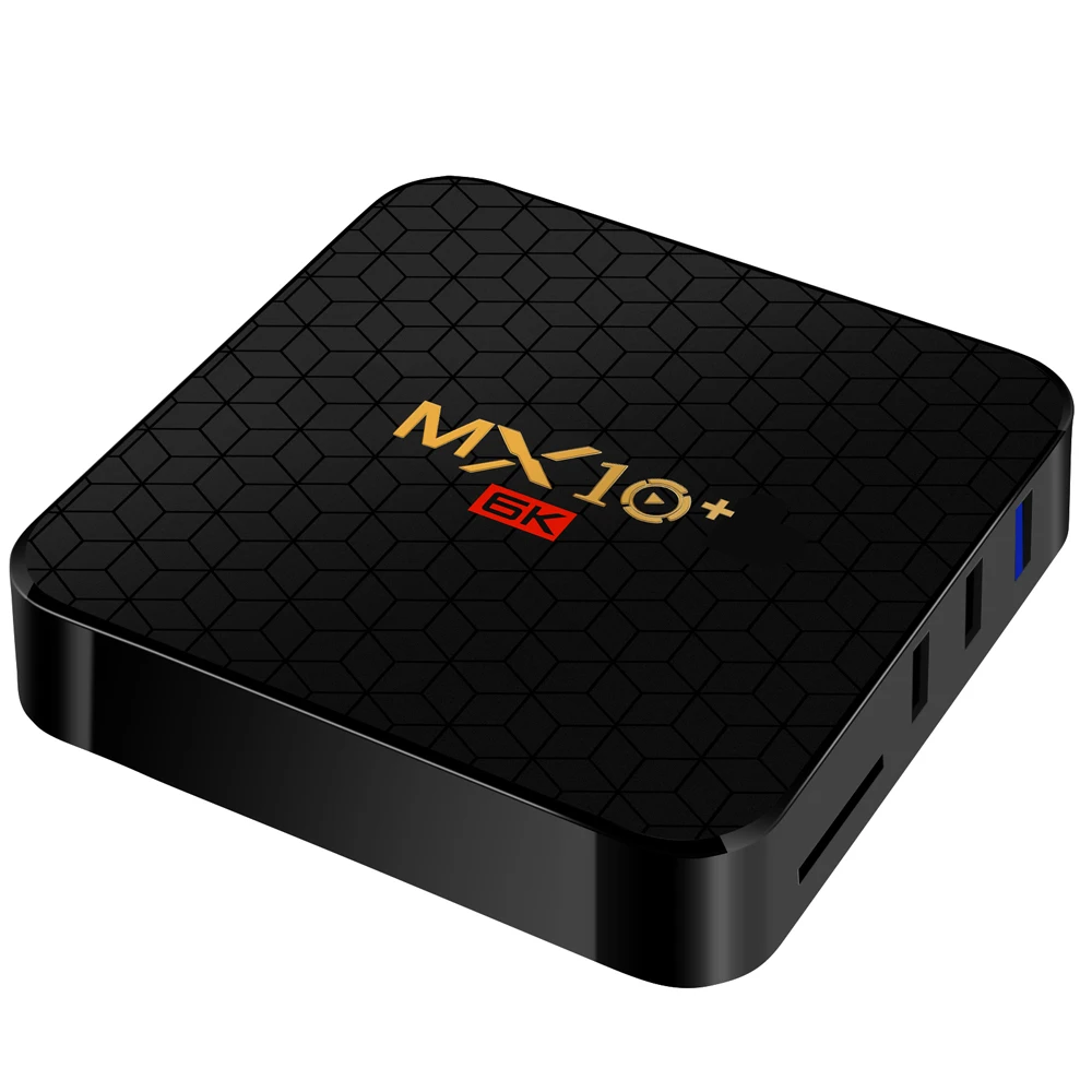 ТВ приставка MX10 Plus Android 9,0 ТВ приставка 6K BT 2,4G/5,8G Wifi медиаплеер ТВ приёмник сетевой ТВ приставка Android 9,0 tv Smart