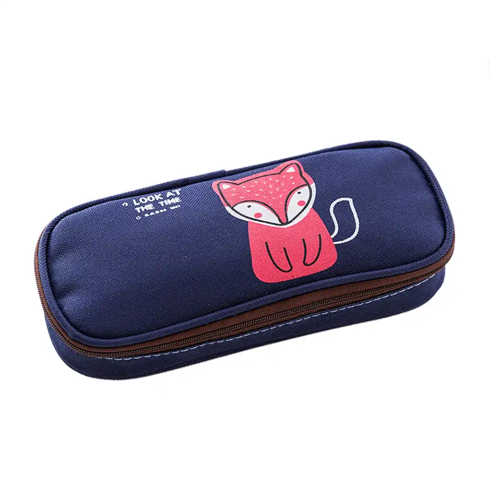 new multi-functional student pencil box canvas stationery box