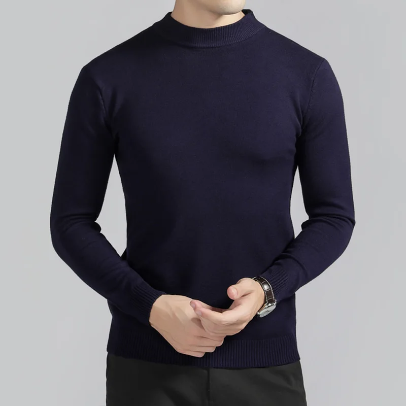 Buy AIRGRACIAS 2019 Spring New Mens Pullovers Knitting Sweater Men Fashion Solid Color Pullover Men Pull Homme M-4XL