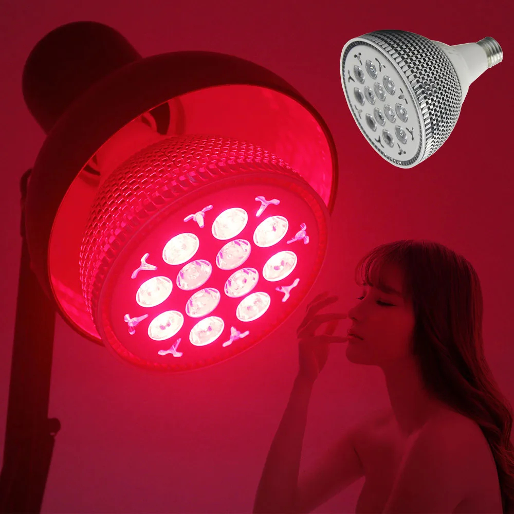 

Health Care 24W Infrared Therapy Red Led Light Skin Pain Relief Massage Body Neck Shoulder Back Heating Lamp Bulbs Physiotherapy