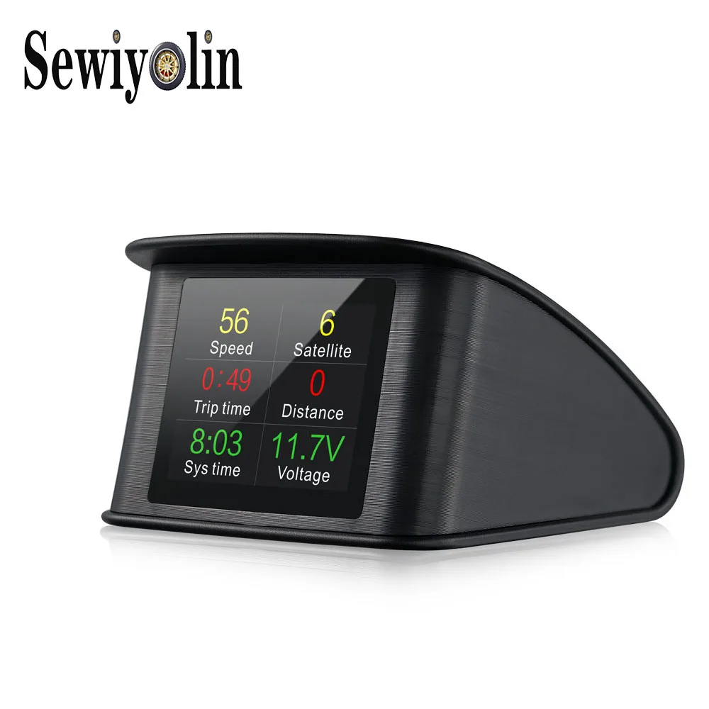 

2019 HUD T600 Car Head Up Display Windshield Speed Projector Security Alarm Water Temp Overspeed RPM Voltage 3C for BMW F1