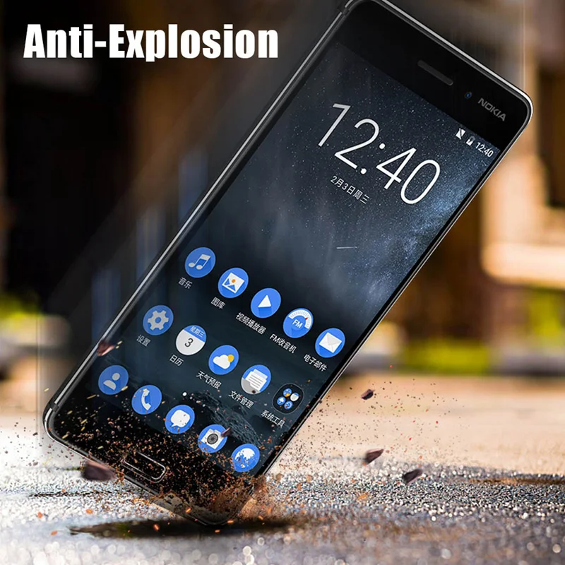Защитное стекло 9D для Nokia 1 Plus 2 3 закаленное с полным покрытием 4 5 все клеи|Защитные