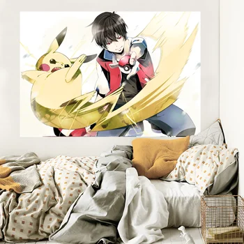 

[Self-Adhesive] 3D Pokemon 467 Japan Anime Wall Stickers Mural Decal Wall Murals AJ WALLPAPER Belly