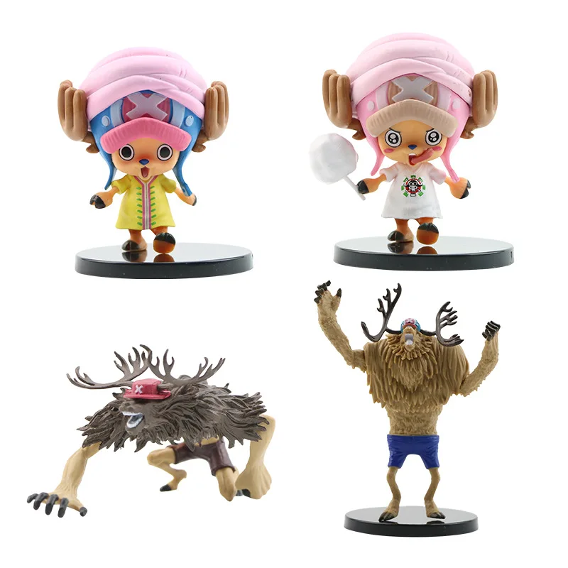 10cm One Piece Anime Tony Chopper Action Figure Juguetes Dolls Collectible Model Toys Brinquedos | Игрушки и хобби