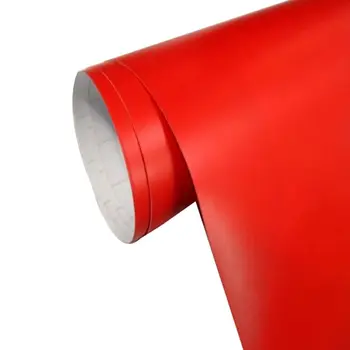 

Vehicle Wrap Vinyl Film Sticker Air/bubble Free Self adhesive red