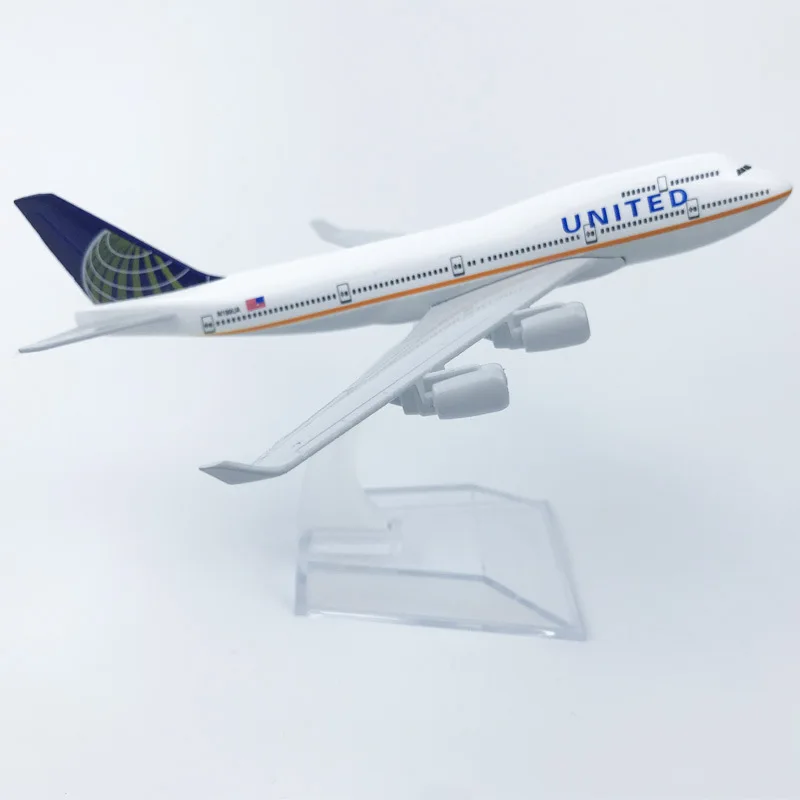 

16cm Meilian 747 Continental Aviation Alloy Aircraft Model Plane Model Diecast Aircraft Toys Airplane Airliner Kid Gifts