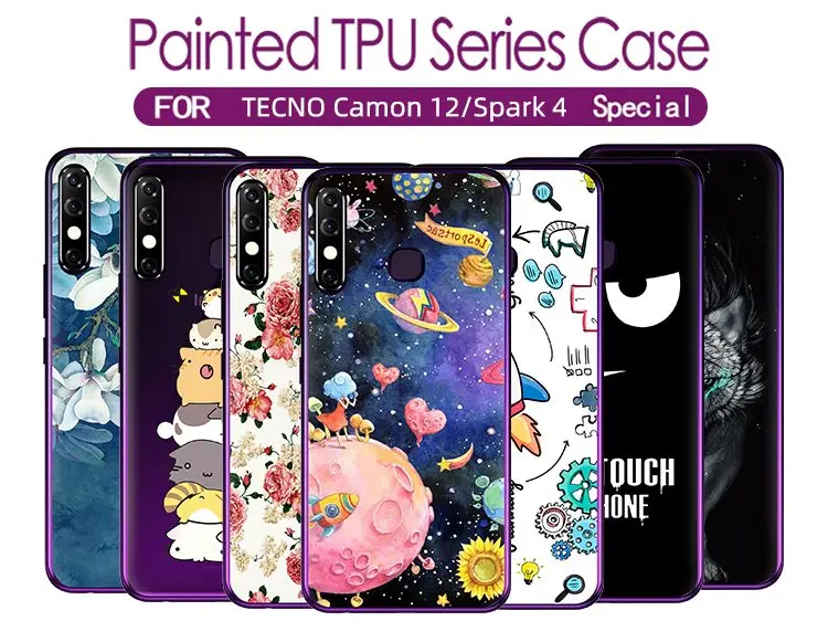 Противоударный пылезащитный чехол для телефона Tecno Camon 12/Spark 4 Браслет Ремешок силиконовый держатель для телефона водонепроницаемый грязеотталкивающий