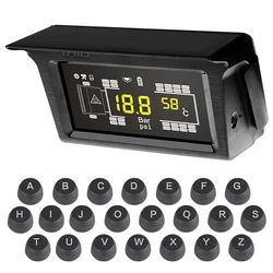 tire gauges of Spy solar power 200 Psi external sensor bus truck TPMS