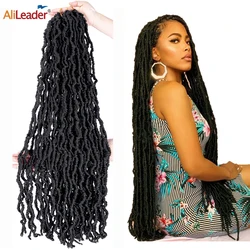 Long 36Inch Trendy Faux Locs Crochet Braids Passion Twist Hair Soft Synthetic Goddess Braiding Black Brown African Afro Curls