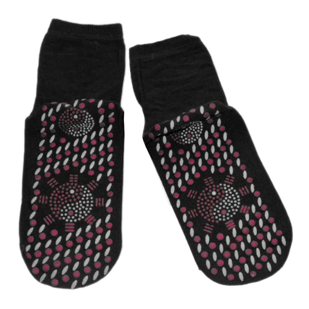Self Heating Heated Socks For Women Men Help Warm Cold Feet Comfort Health Care Washable Socks Magnetic Therapy Soft Sports