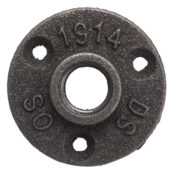 

Hot 1/2 inch Black Cast Iron Pipe Fittings Floor Flange BSP Threaded
