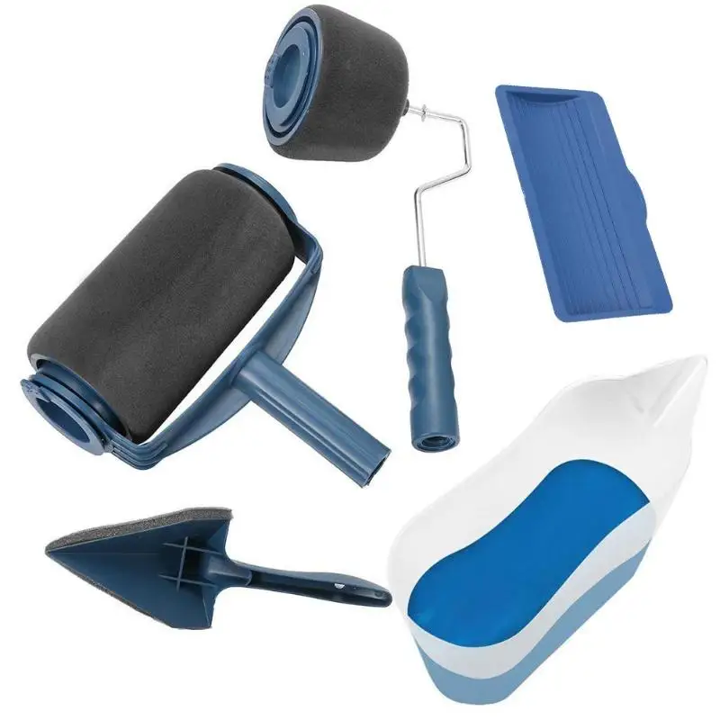 

5pcs/set Multifunctional Paint Runner Roller Brush Tools Set Room Wall Painting DIY Tools for Room Wall Painting