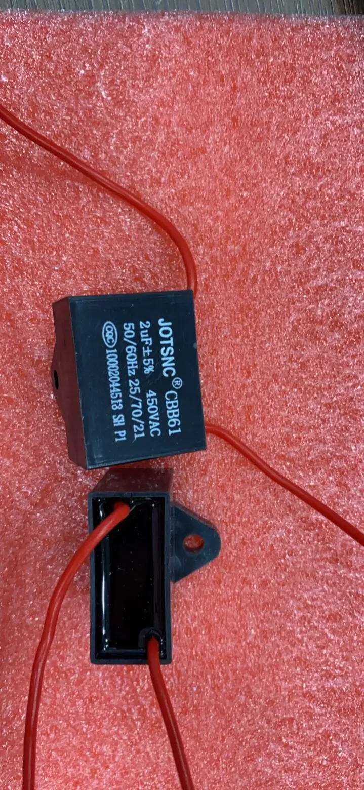 CBB61 Fan Starting Capacitor 1.2/1.5/1.8/2/2.5/3/4/5/6/7UF 450V 10 Piece 1lot Fan Capacitor,Cbb Capacitor,Motor Capacitor