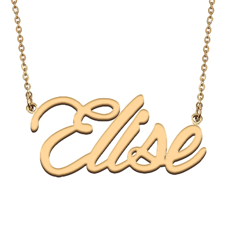 

Elise Custom Name Necklace Customized Pendant Choker Personalized Jewelry Gift for Women Girls Friend Christmas Present