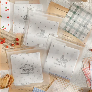 

30 Sheets Bear and Flower Series Creative Cartoon Cute Fresh Notepad Memo Pad Note Memo Sheets Stationery Office Supplies