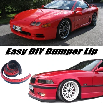

NOVOVISU Bumper Lip Deflector Lips For Mitsubishi GTO For Dodge Stealth Front Spoiler For Car Tuning / Body Kit Wing / Strip