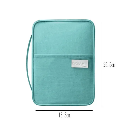 Высокое качество, мужская дорожная посылка для паспорта, мужская сумка-клатч, переносная сумка с несколькими карманами, для карт, для удостоверения личности, посылка, женские кошельки - Цвет: A-Green