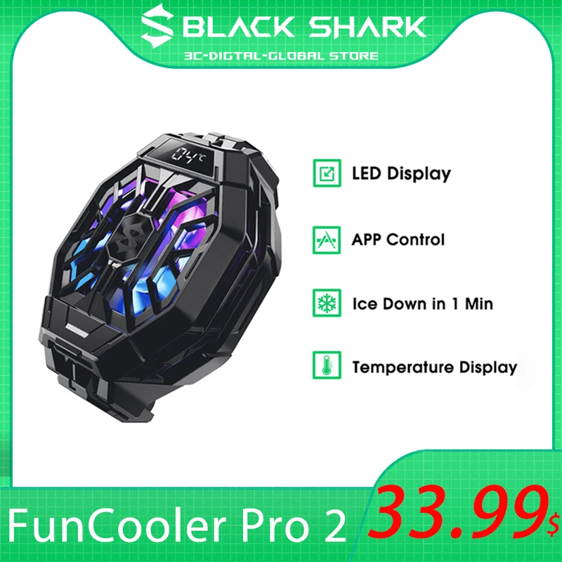 Кулер Black Shark с дисплеем температуры для 4 3 2 Pro FunCooler iPhone 12 Redmi K40 оригинал |