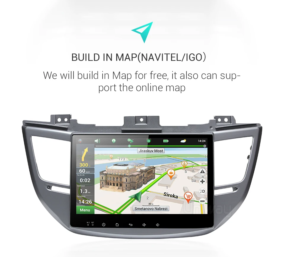 Uniway AXTS1071 4G+32G android 9.0 car dvd for Hyundai Tucson/IX35 multimedia car radio gps navigation car stereo