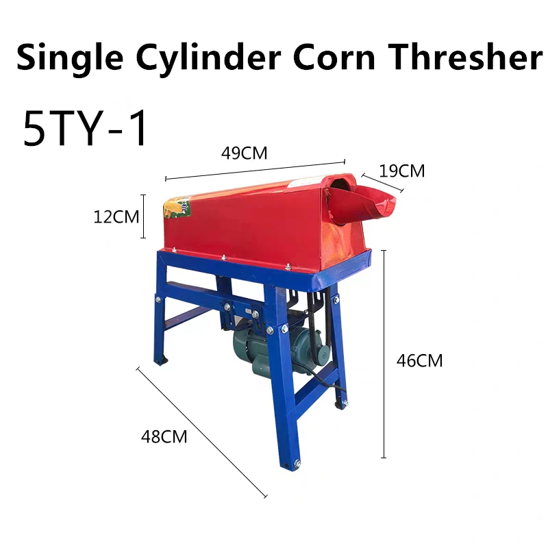 Electric Corn Thresher Sheller Threshing Stripper Machine 220V Farm Supplies New