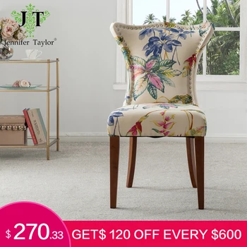 

Jennifer Taylor Home Paradise Upholstered Accent Chair Off-White/Floral