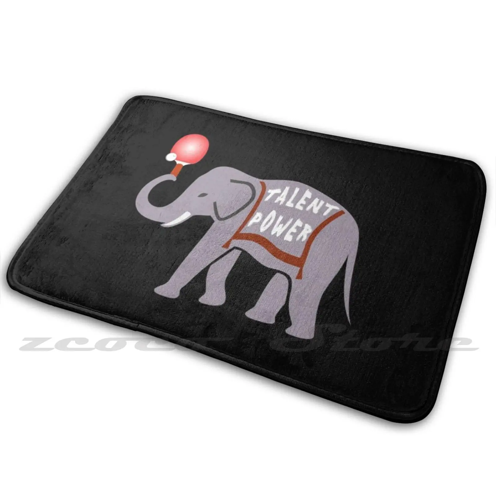 Table Tennis Elephant Talent Powerping Pong Soft Mat Doorway Nonslip