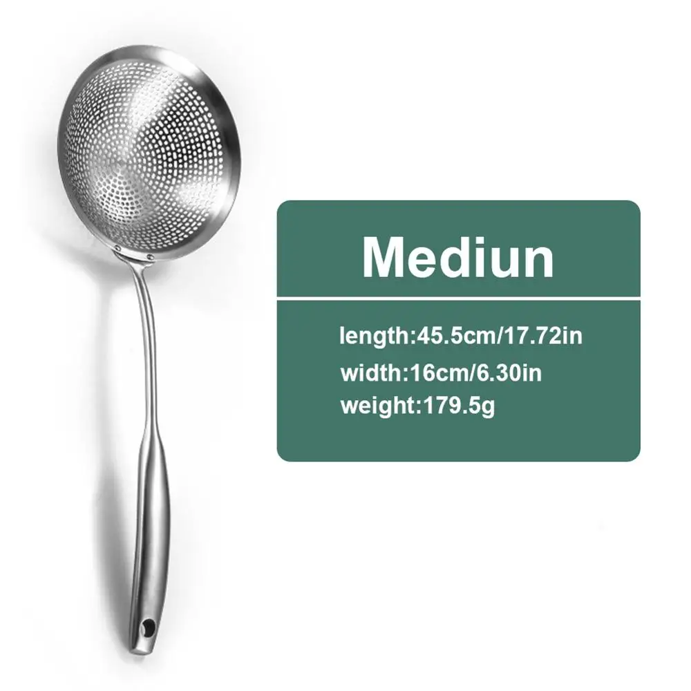 M Нержавеющая сталь дуршлаг Многофункциональный жареный мелкоячеистый фильтр высокого качества овощи фильтр для дома кухонные инструменты ситечко - Цвет: M