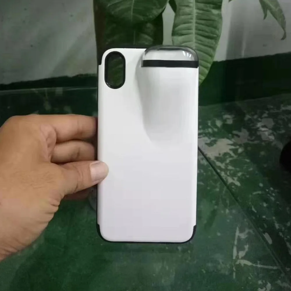 Для iPhone 11 Pro Max чехол Xs Max Xr X 10 8 7 Plus чехол для AirPods Держатель Жесткий Чехол дизайн для AirPods чехол - Цвет: 2