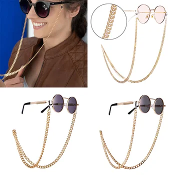 

Fashion Sunglasses Necklace Retro Chain Men's Metal Eyeglass Chain Hip-Hop Style Hanging Neck Glasses Chain Pull Rope Chain D30