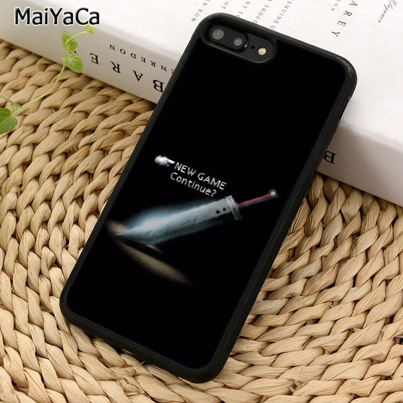 MaiYaCa финальная фантазия VII новая игра продолжить телефонный чехол для iPhone 5 6S 7 8 plus