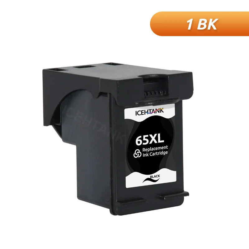 Icehtank Ink cartridge 65XL Compatible for hp 65 XL Cartridge for hp65xl for hp65 for hp Envy 5010 5020 5030 5032 5034 5052 5055 