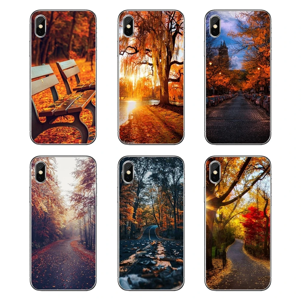 Autumn Lights For Huawei Honor 8 8C 8X 9 10 7A 7C Mate 20 Lite Pro P Smart Plus Soft Transparent Cases Covers | Мобильные телефоны