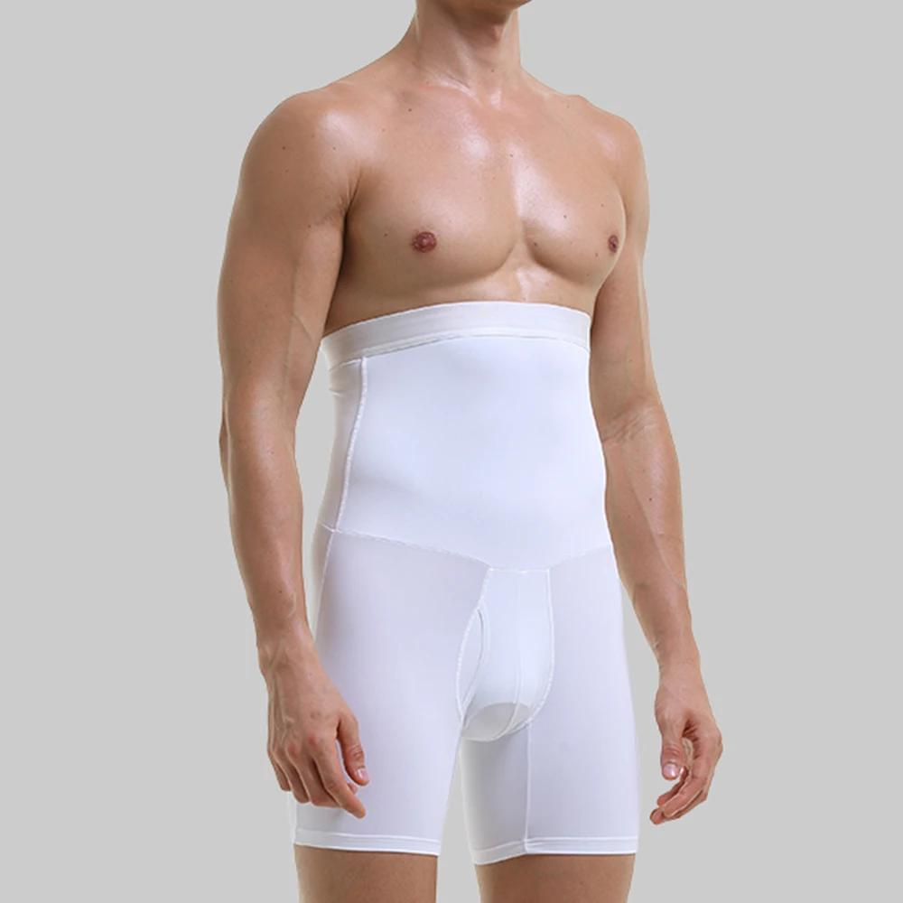 

Waist Trainer Body Shaper Man Trainers Abdominal Shapewear Men's Flat-angle Lengthened Anti-wear Legs