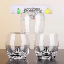 350 мл дегустация виски Айсберг стекло es Бессвинцовая Хрустальная стеклянная чашка креативная кунг-фу Снежная кружка с горой индивидуальность водка чашка бар