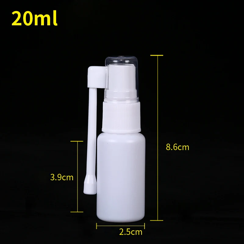 20ml Многоразовый мини флакон для духов Пустые контейнеры пластмассовый распылитель портативный дорожный флакон боковая распылительная бутылочка для Назального спрея - Цвет: 20ml