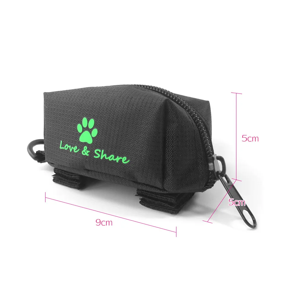 New Pet Poop Bag Holder Leash Attachment Waste Dispenser Adopt for Oxford Cloth Dogs Cats Training Hiking Accessory | Дом и сад
