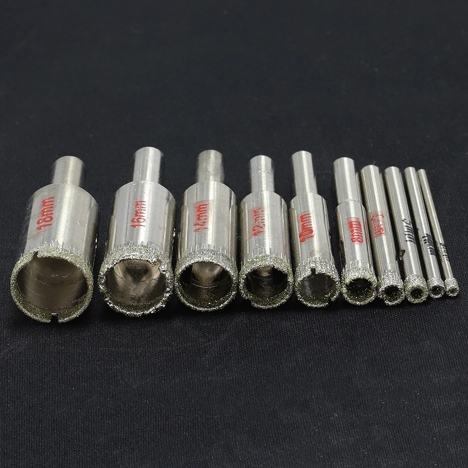 1 шт. 3/4/5/6/7/8/10/12/14/16/18 мм алмазные сверла набор плитка Мрамор ...