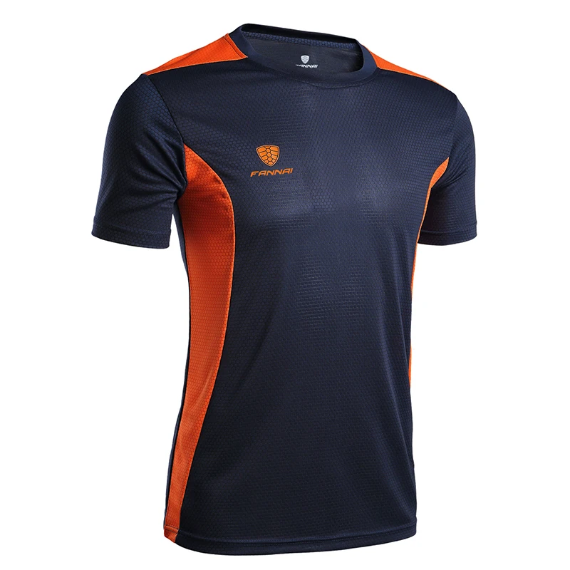 FANNAI, мужская спортивная футболка для бега, быстросохнущая, короткий рукав, для баскетбола, футбола, тренировочная футболка, для фитнеса, мужская спортивная одежда, футболка для мальчика