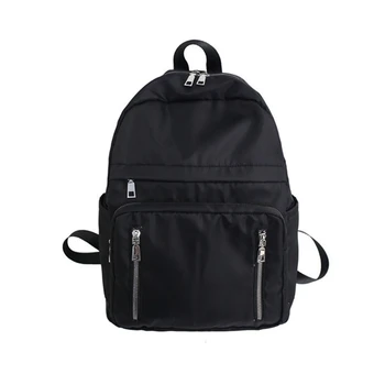 

Backpack Nylon Waterproof Female Backpack Student School Bag Large Capacity Multi-Pocket Female Student Backpack