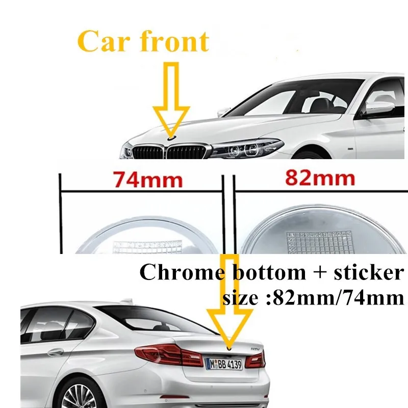 10 шт. автомобильная Эмблема для E46 E39 E38 E90 E60 Z3 Z4 X3 X5 X6 P/N.51148132375 82 мм/74 мм | Автомобили