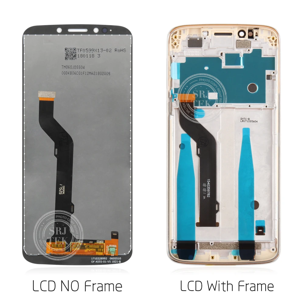Экран для Motorola Moto E5 ЖК дисплей сенсорный экран дигитайзер полная сборка Plus XT1944 4