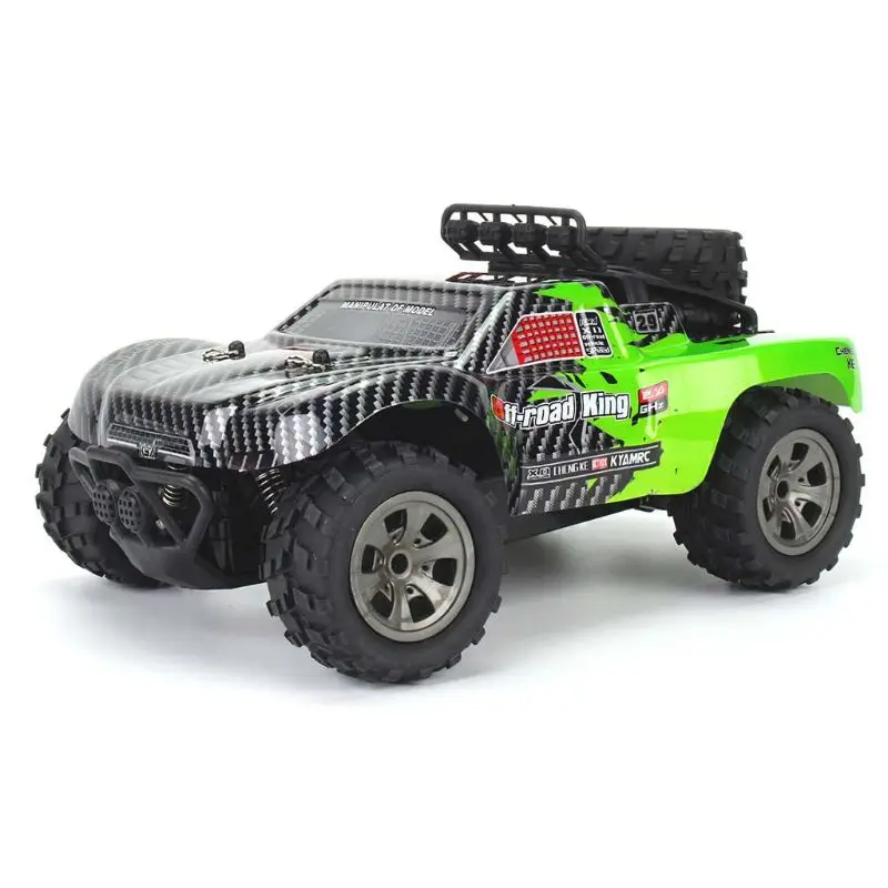 

2.4G Remote Control Model Toy 1:18 Scale High-speed Off-road Truck Four-wheel Drive Racing Pickup RC Car Children Gift